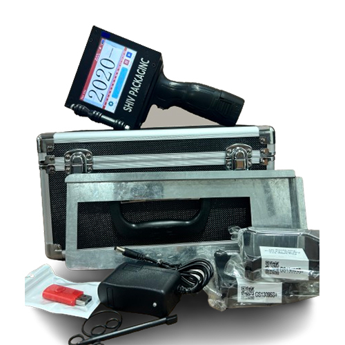 Sp300 Hand Held Inkjet Printer - Pvc Durable Build, 50mm Dimensions, Semi-automatic Operation | User-friendly Lcd Interface, Versatile Material Compatibility, Efficient Barcode Printing