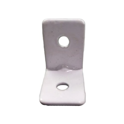 20X20 White L Clamp - Material: Metal
