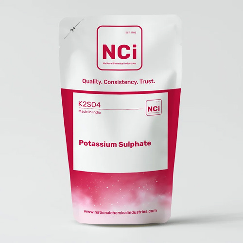 Potassium Sulphate - 99% Pure Crystalline Powder, Soluble in Water, Industrial Fertilizer