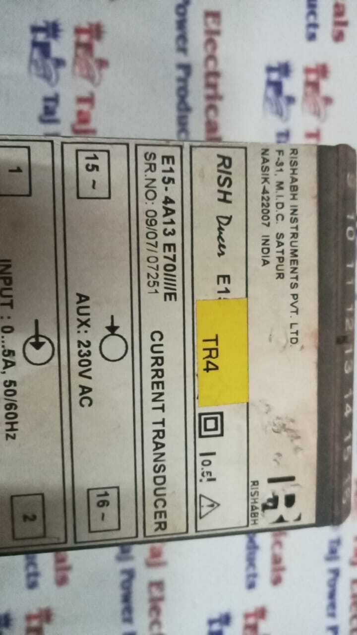 Rishabh E15-4a13 E70////e Current Transducer