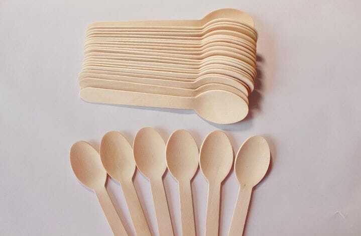 Wooden Spoon - Natural Wood Material, 12 Inches Long | Ideal For Cooking, Serving, And Baking With Ergonomic Grip