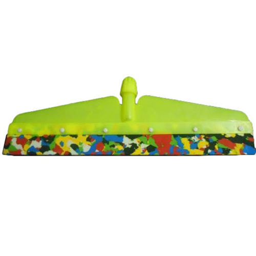 21" Floor Wiper - Metal & Plastic, 54" Handle, Yellow | Cost-effective, Durable, Multi-surface, Efficient Drying, Lightweight, Easy To Use