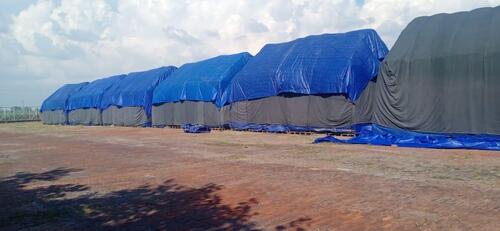 HDPE बुनियादी धान के ढेर के लिए टारपौलीन
