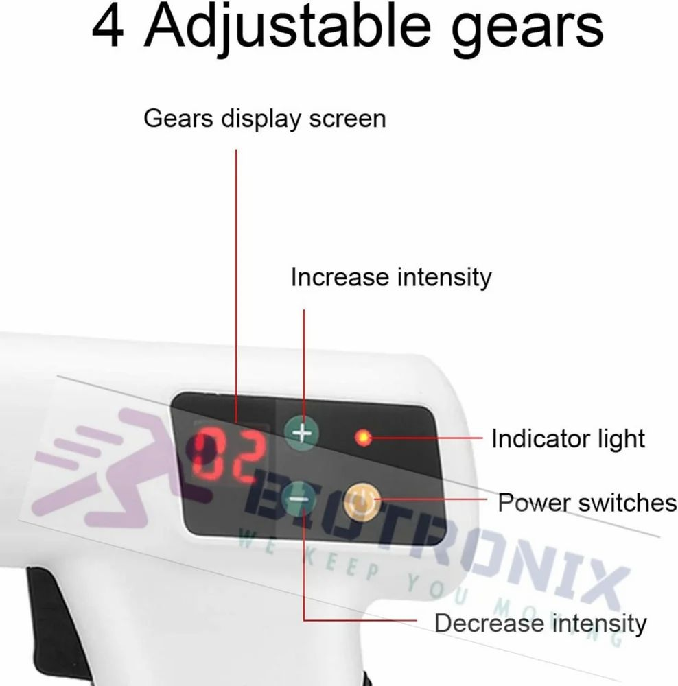 Next-level Chiropractic Care Electrical 400n Force Impulse Gun, For Digital Spine Realignment Tool