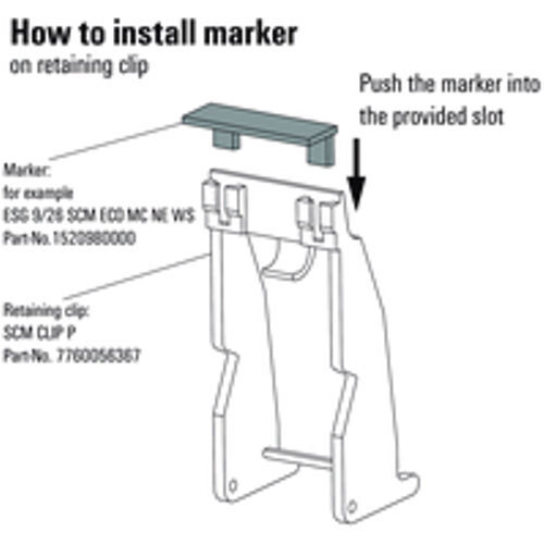 Scm Clip P D-series Drm, Retaining Clip