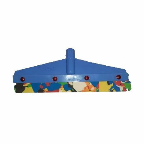 12" Bathroom Wiper - Molded Rubber & Plastic , Tear-resistant Lip, Squeaky Clean Finish, Lightweight Design, Ergonomic Grip, Triangular Head