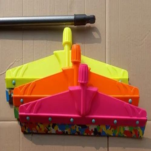 12" Bathroom Wiper - Molded Rubber & Plastic , Tear-resistant Lip, Squeaky Clean Finish, Lightweight Design, Ergonomic Grip, Triangular Head