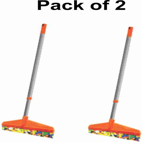 12" Bathroom Wiper - Molded Rubber & Plastic , Tear-resistant Lip, Squeaky Clean Finish, Lightweight Design, Ergonomic Grip, Triangular Head
