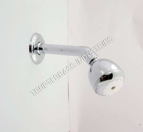 Overhead Shower - Stainless Steel, Round Shape, Polished Finish | Stylish Design, Wall Mounted, Attractive Look, Resistant to Bend