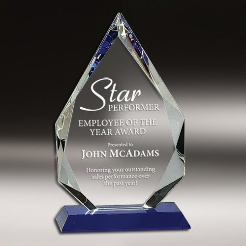 Printed Glass Trophy - Use: Art & Collectible