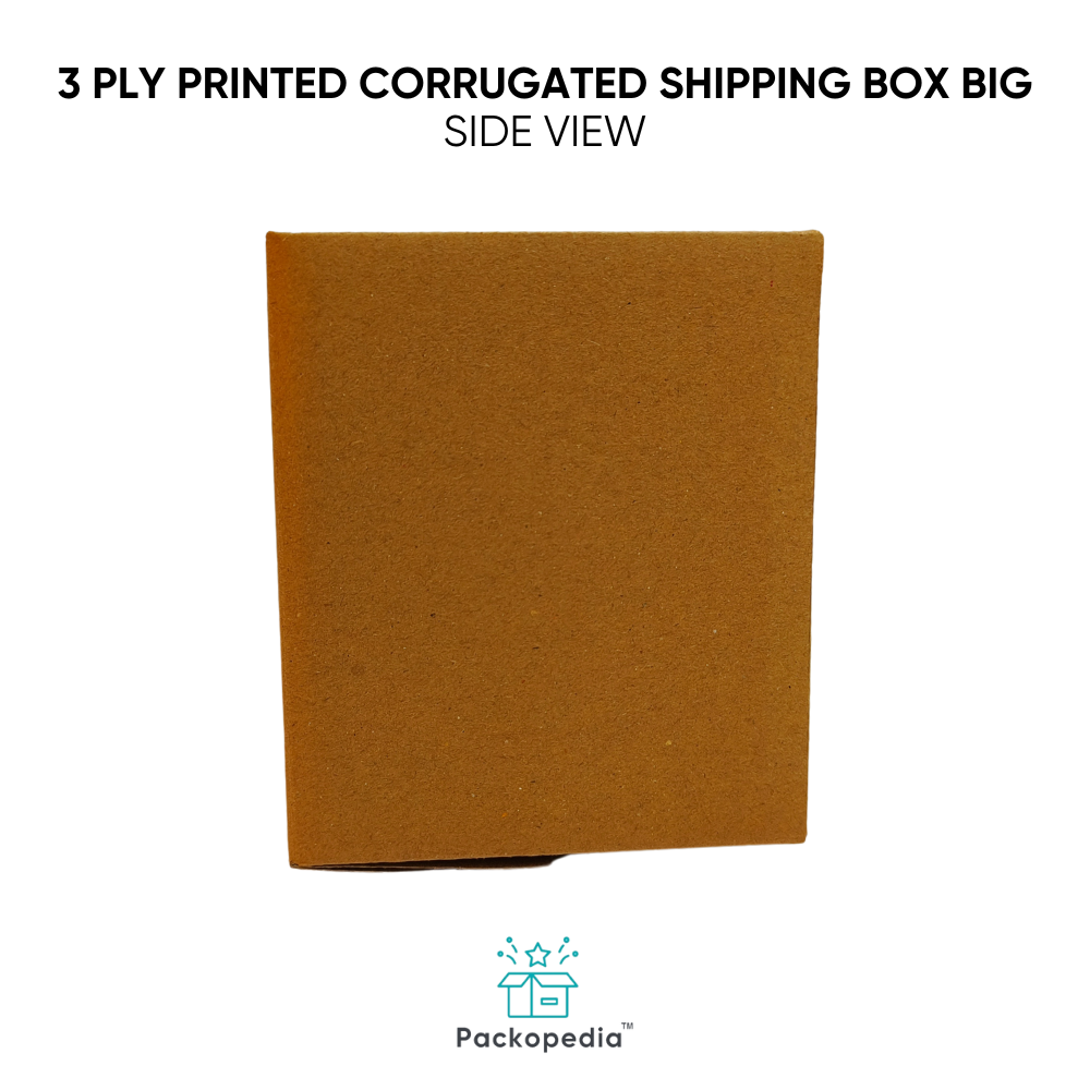 3 Ply Printed Corrugated Shipping Brown Cardboard Box Big - Color: Multicolour