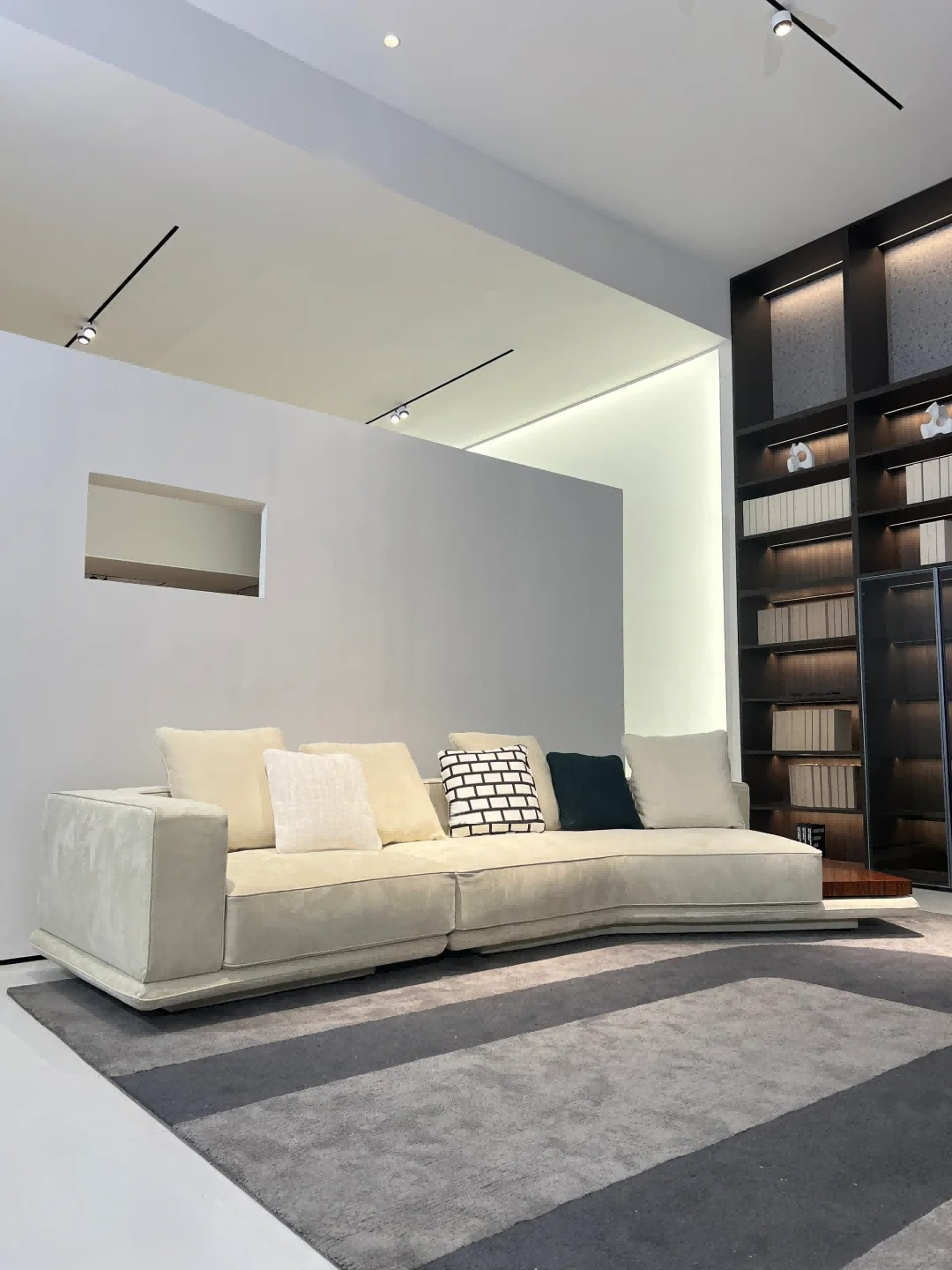 Modern Italian Ultra Luxury Minimalist Design Living Room Sofa Furniture Set Corner Sofa Chairs Set L Shape Modular - Dimensions: 432*210*85cm Centimeter (Cm)