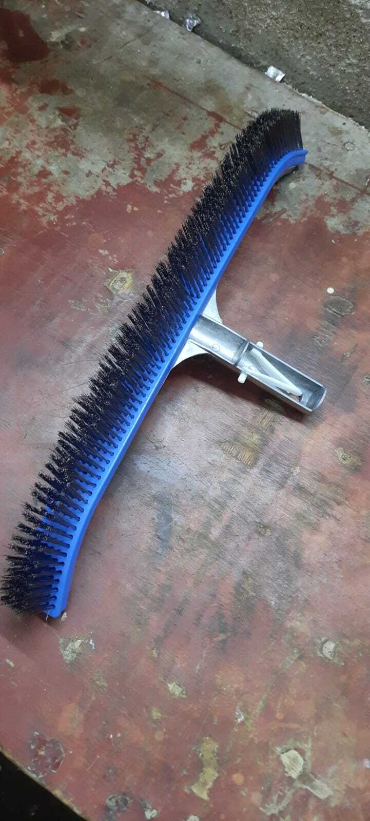 Ss Pool Algae Brush - Durable Synthetic Material, Various Sizes Available, Vibrant Blue Color | Rectangle Shape For Efficient Pool Cleaning