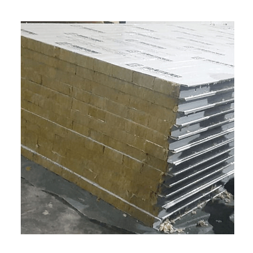 High Grade Rock Wool Panel - 25-30 Millimeter Thickness | Grey Color, Ideal for Industrial Applications