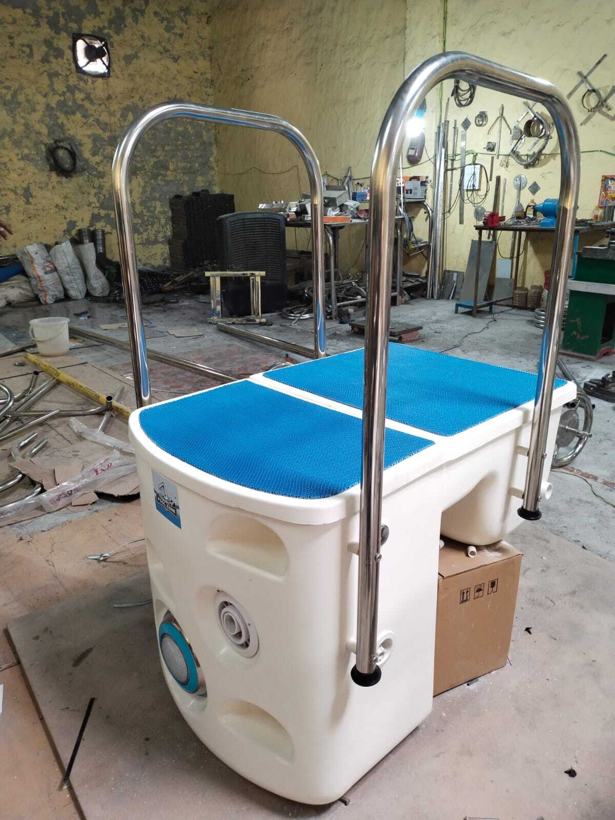 Wall Mount Filtration Unit - Durable Pvc, Customized Size, Sleek White Color | Industrial Pool Filtration Solution, Space-saving Design, One Year Warranty