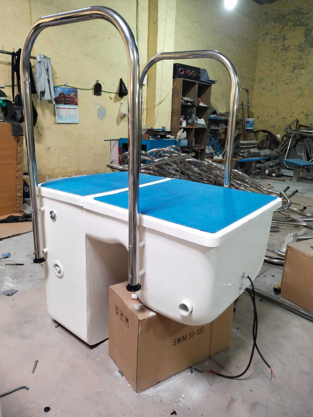 Wall Mount Filtration Unit - Durable Pvc, Customized Size, Sleek White Color | Industrial Pool Filtration Solution, Space-saving Design, One Year Warranty