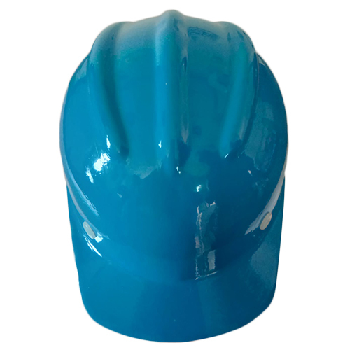 Blue FRP Helmet - FRP Material, Various Sizes Available, Open Face Style | Ideal for Workplace Safety in Industrial Settings