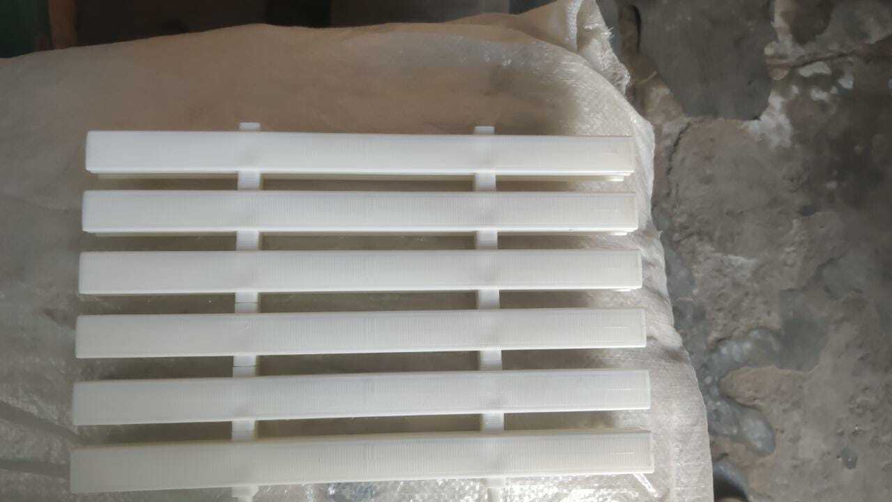 Abs Swimming Pool Grating - 25mm Double Pin, White Colour , Industrial Usage And Various Sizes
