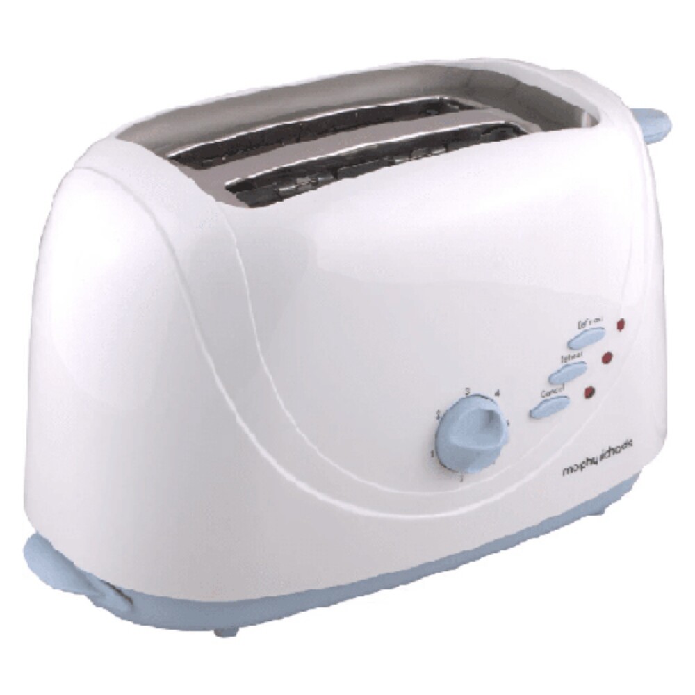 Bread Toaster - Durable Plastic, Standard Size, Sleek White Color, 1100 Watts Electric Power Supply | Ideal for Commercial Kitchen Environments