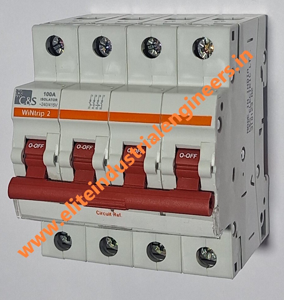 C&s Isolator Mcb 4pole 100a - Automation Grade: No