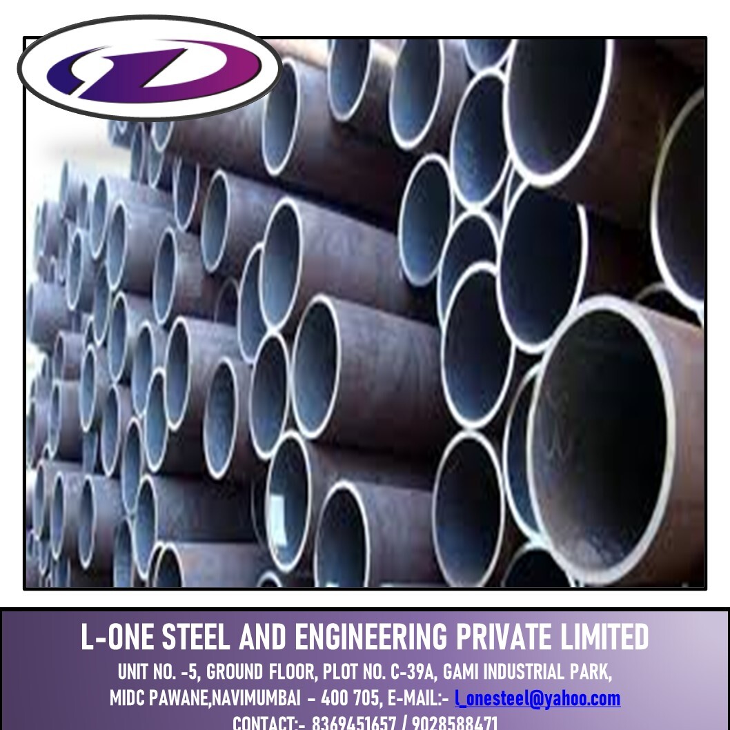 Ms Seamless Pipe - 6 M Length, Black Mild Steel, Industrial Grade, Strip Shape | Durable, Polished Finish, Reliable For Construction