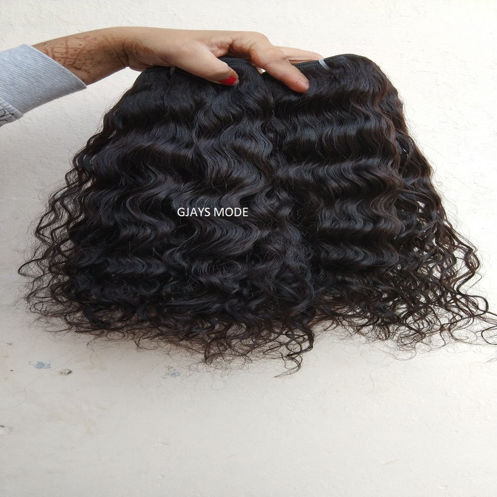 Indian Natural Curly Human Hair - Application: Profesional