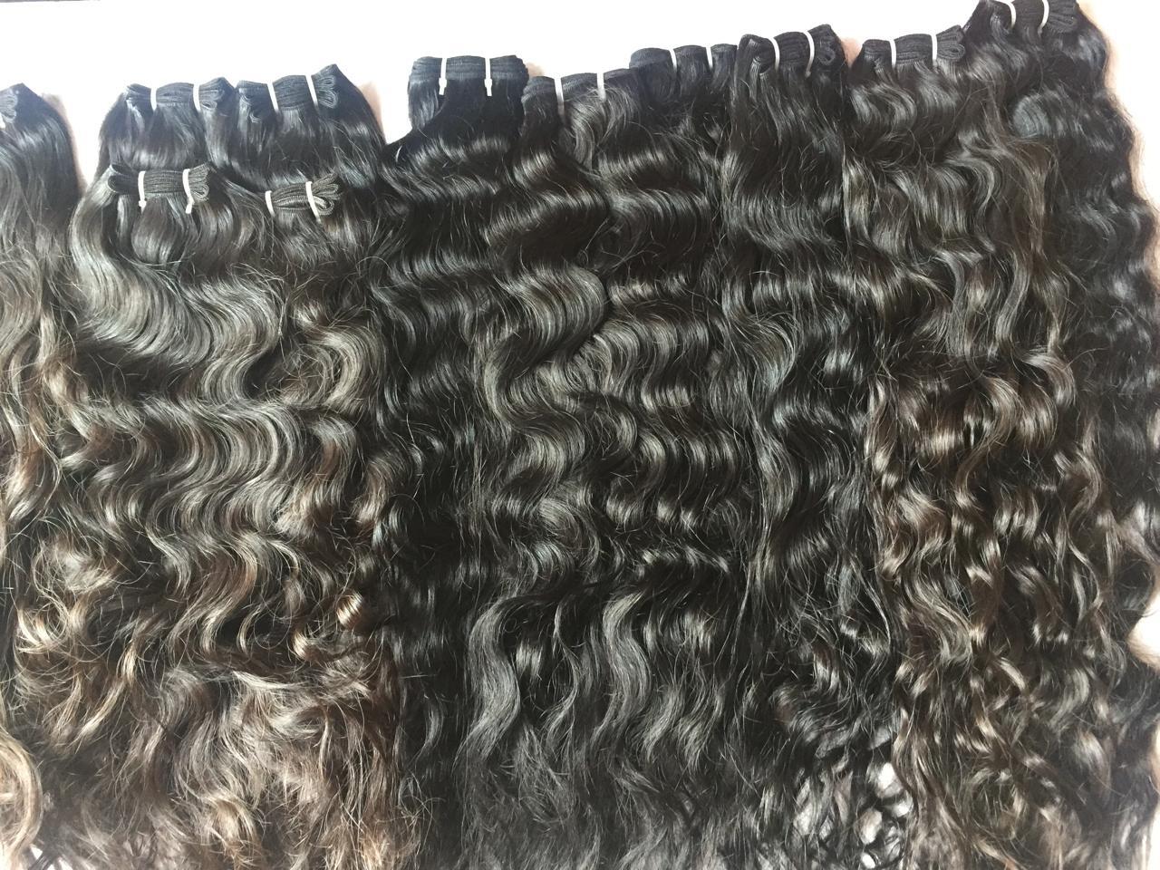 Indian Natural Curly Human Hair - Application: Profesional