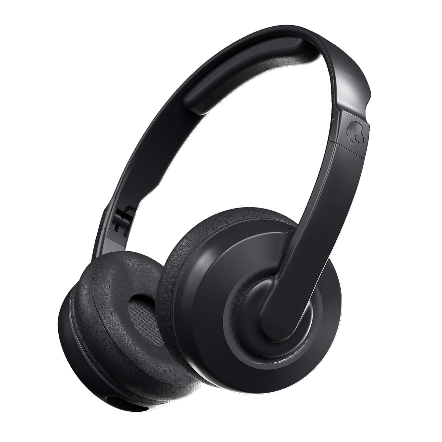 Skullcandy Cassette On-ear Wireless Headphones - Ultra Light Metal, Black | 22 Hours Battery, Foldable Design, Comfortable Fit, Crystal Clear Audio