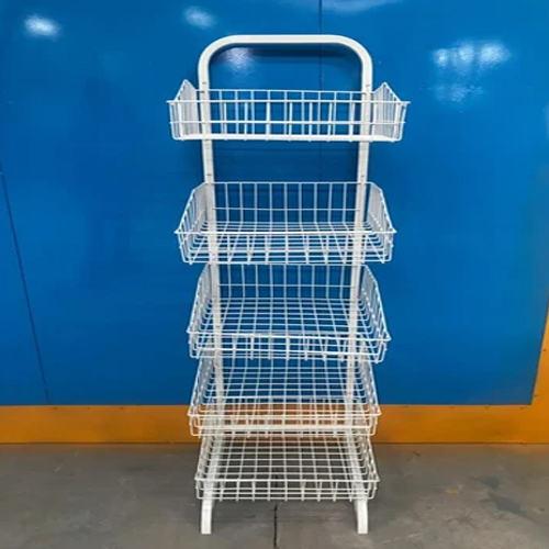 Snacks Display Rack By Gupta Steel Fabricators