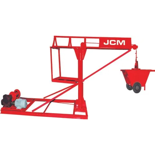 Manual Monkey Lift Machine - 500 kg Lifting Capacity, 100 m Max Height | Durable Electric Design, Easy Installation, Striking Red Color