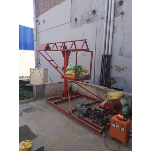 MS Monkey Lift Machine - 500kg Lifting Capacity, 5 HP & 7.5 HP Electric Power | Easy to Install, Easy to Operate