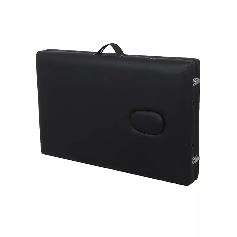 Biotronix Adjustable Portable Massage Table - Beech Wood, 83.9x32.3x25.2-33.7 Inches | 250kg Load Capacity, Easy Setup, Luxurious Foam Padding