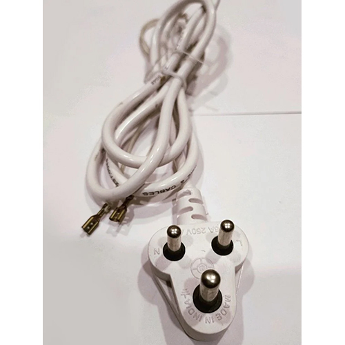 Juicer Mixer Cord Wire - High-Quality PVC Material, 22 Volt Rated Voltage, Available in Multiple Colors | Ideal for Commercial Use, 6-12 Months Warranty