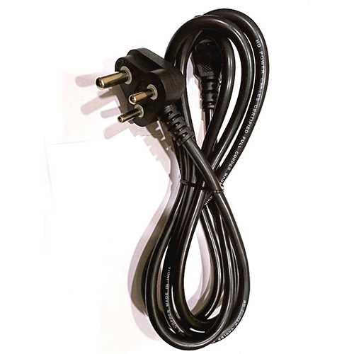 Desktop Power Cord Wire - Durable PVC Material, 25 Volt Rated Voltage, Available in Different Colors | Ideal for Commercial Use with 6-12 Months Warranty