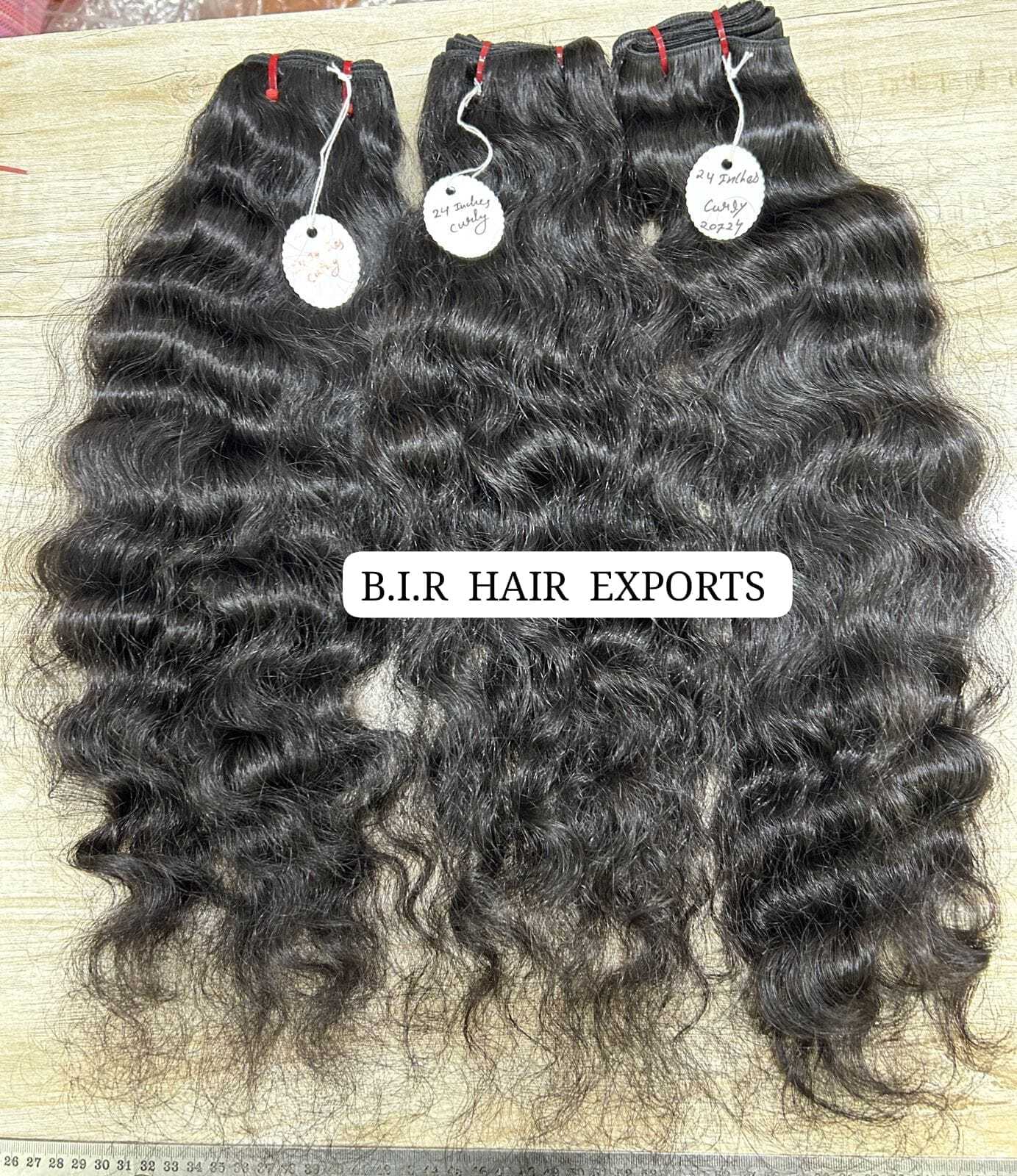 Raw Indian Curly Human Hair Extensions - 10inch To 40inch, Remy Hair, Natural Color, Weaving Style