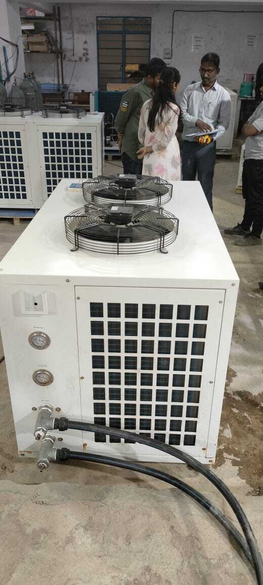 Swimming Pool Heat Pump - Mild Steel Material, Different Size Options , Elegant White Finish