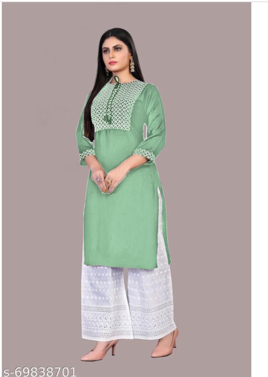 Designer Kurti Plazo Seat