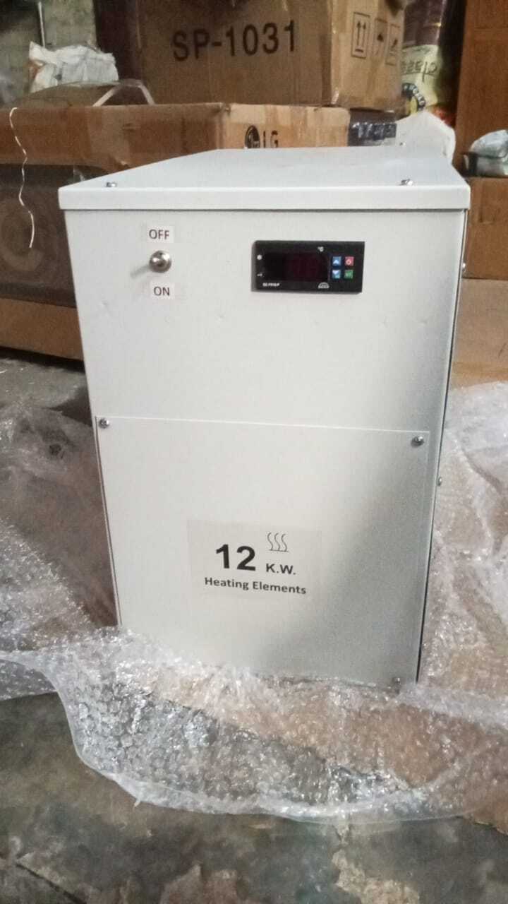 Swimming Pool Heater - Stainless Steel 304, 22"w X 14"d X 17"h, White | Digital Temperature Control, 40mm Inlet/outlet, Inbuilt Electrical Panel