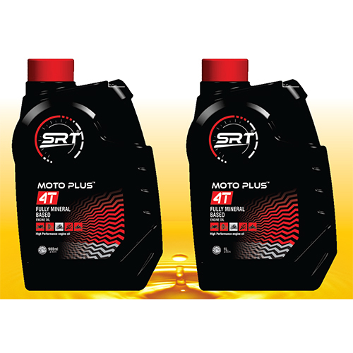 Moto Plus Engine Oil 4T 20W40 - Automotive Grade Performance, Packaged in Convenient Can, Normal Smell