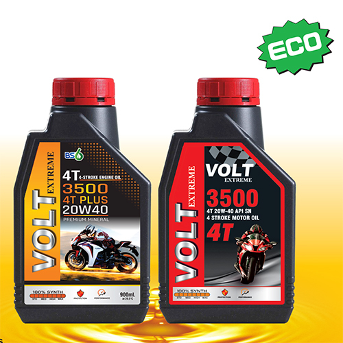 Volt 4T Engine Oil 4T 20W40 - Automotive Grade Production, Normal Scent Formula, 4T Can Packaging
