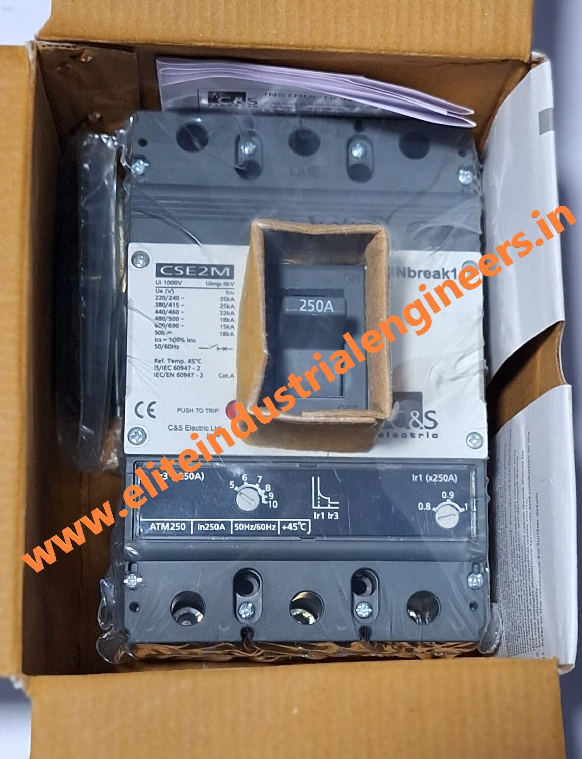 C&s Mccb 250a 3pole - Automation Grade: No