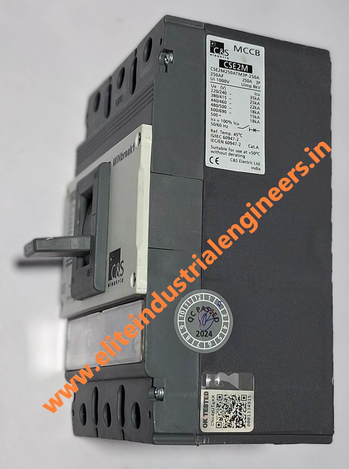 C&s Mccb 250a 3pole - Automation Grade: No