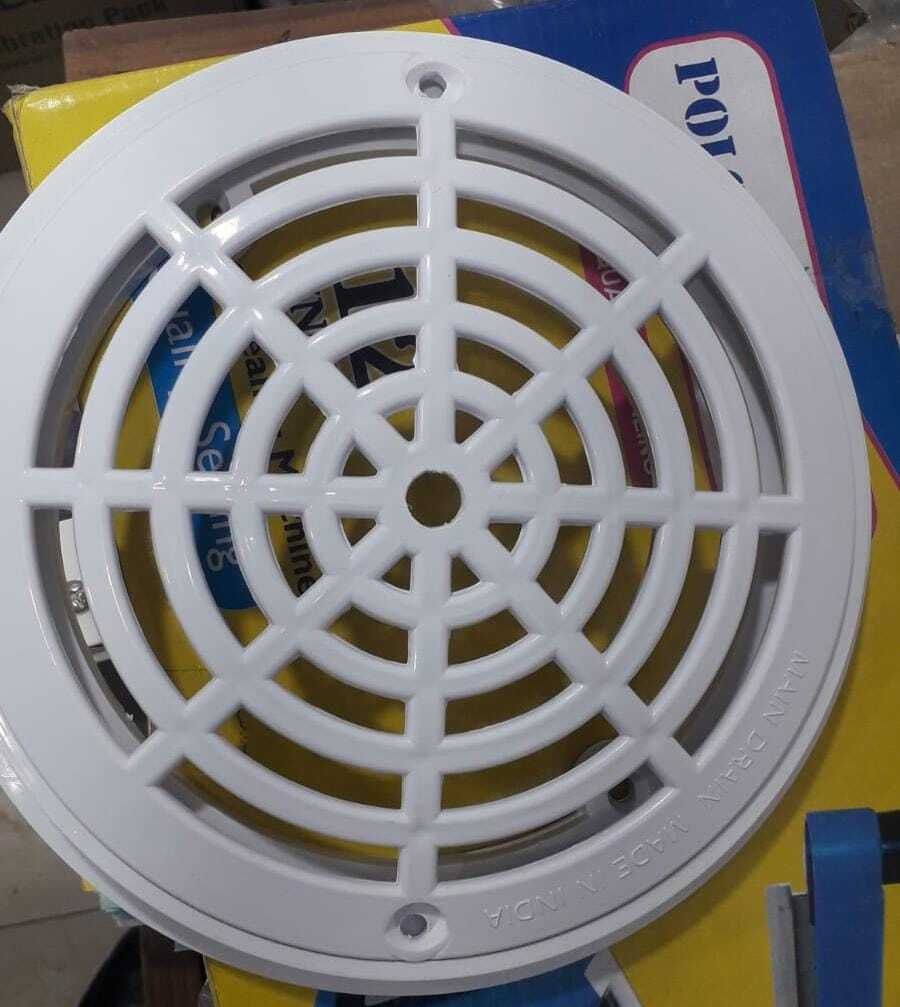 Round Main Drain - Pvc Material, Customized Size , Cylindrical Shape, White Color, Essential Pool Rope Drain For Industrial Use