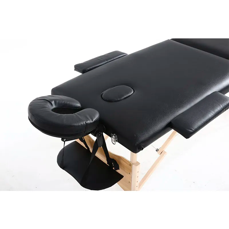 Carry Bag 250kg Capacity Adjustable Headrest Portable Spa Bed - Color: Multicolor
