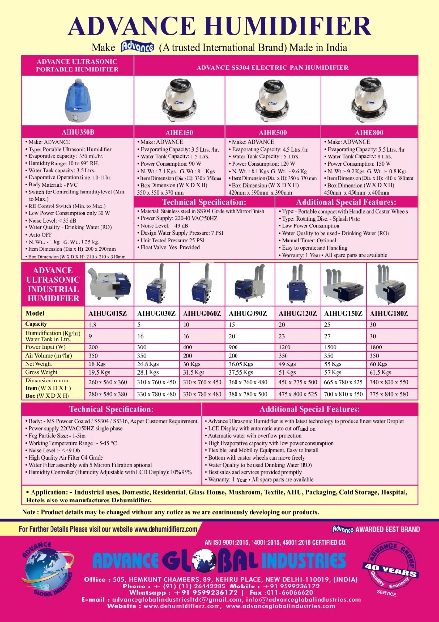Ultrasonic Portable Humidifier Aihu350b