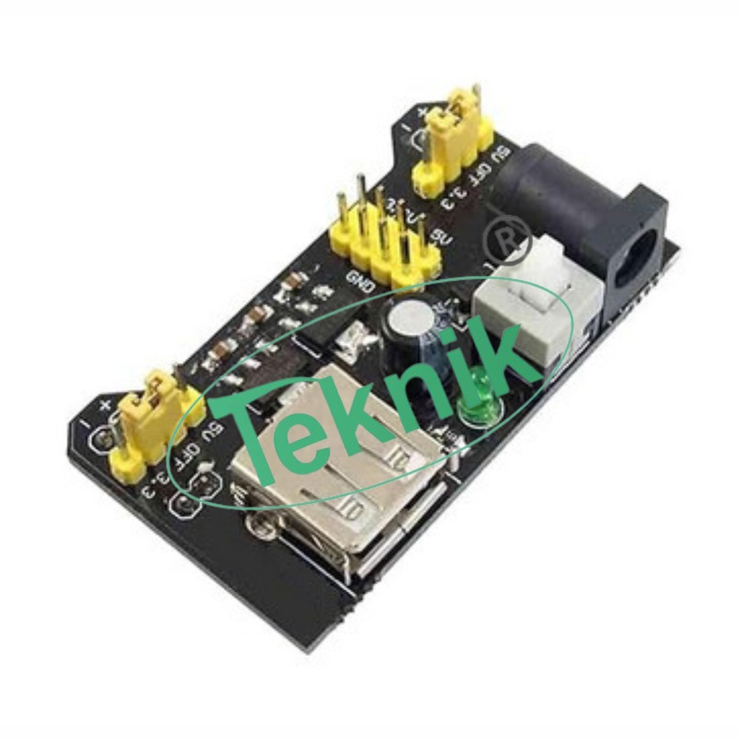 General Power Supply Module - Input Voltage 3.3v-12v Output Voltage 3.3v/12v Switchable Dimensions 53x32x23mm | Short-circuit Protection On/off Switch Led Indicator