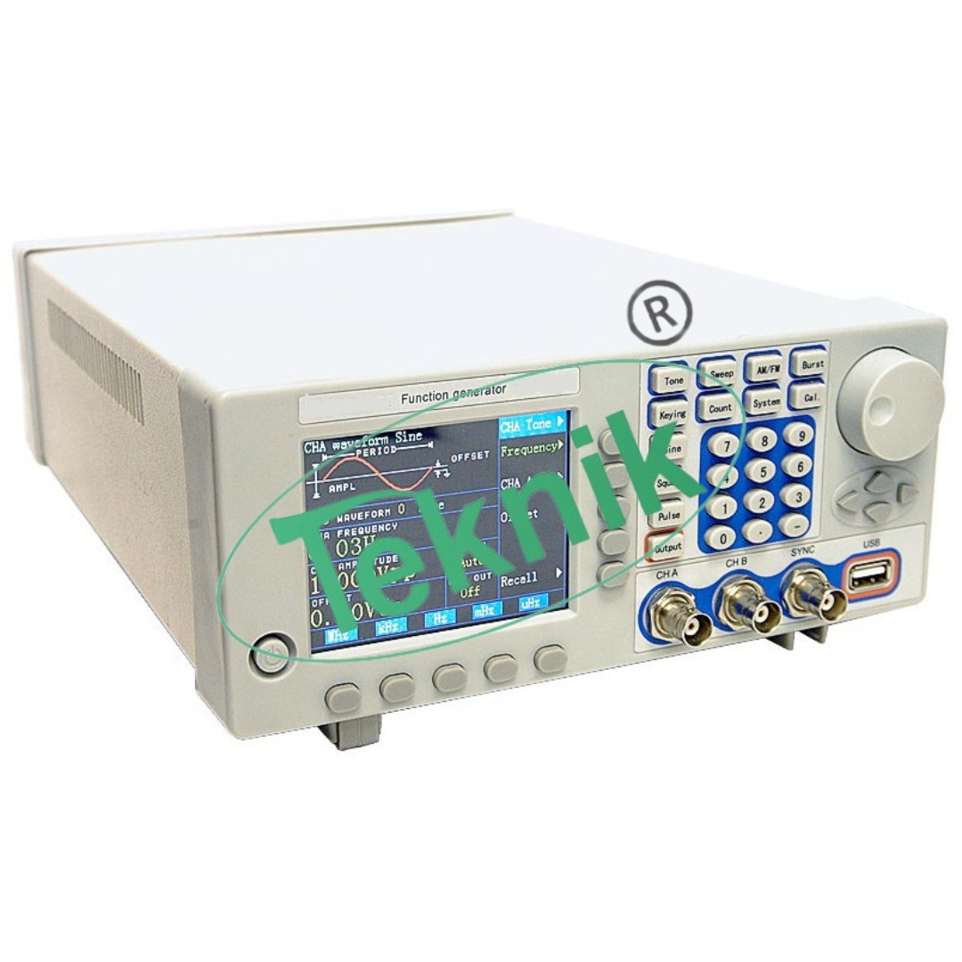 Arbitrary Function Generator - Frequency Range 0.2 Hz To 2 Mhz, Multi Waveform Output Including Sine, Square, Triangle, Ramp, And Pulse, Built-in 6 Digits Counter Up To 15mhz