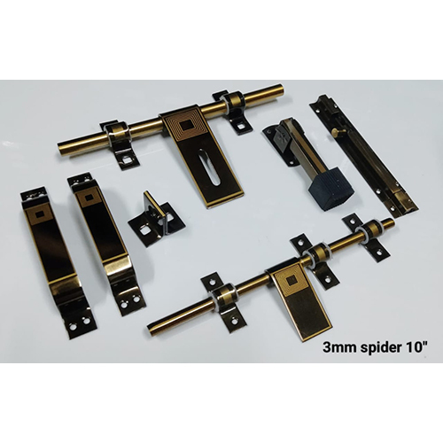 House Accessories Door Kit - Stainless Steel, 3mm X 10 Inch | Polished Silver Finish For Industrial Use