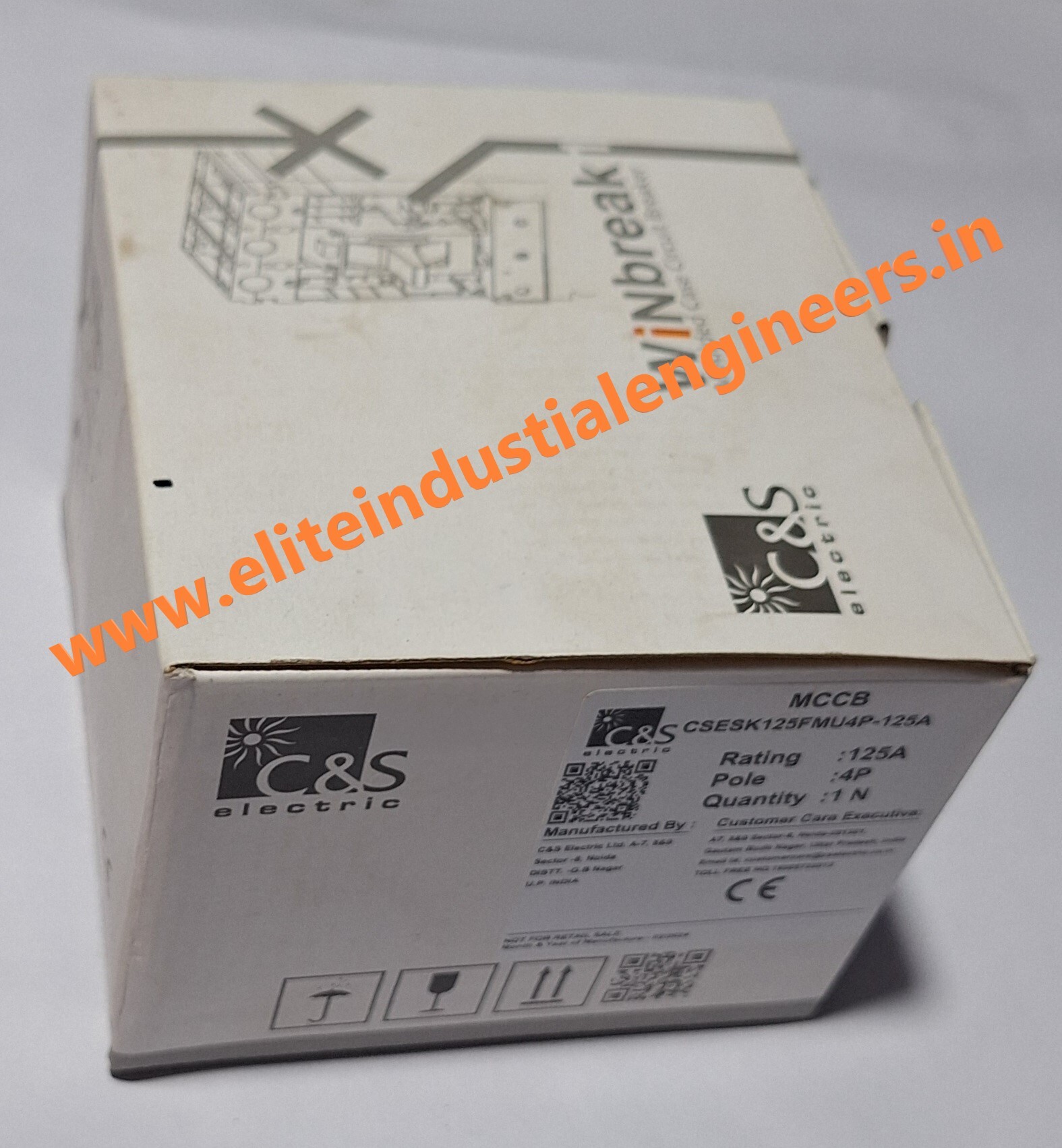 C&s Mccb 125a 4pole - 125a, 4-pole Configuration, Reliable Circuit Protection For Industrial Applications