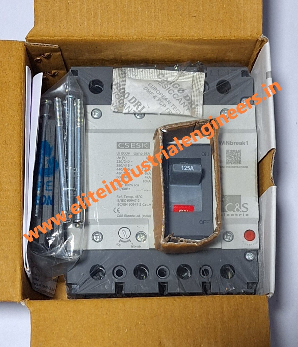 C&s Mccb 125a 4pole - 125a, 4-pole Configuration, Reliable Circuit Protection For Industrial Applications